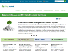 Tablet Screenshot of filehold.com